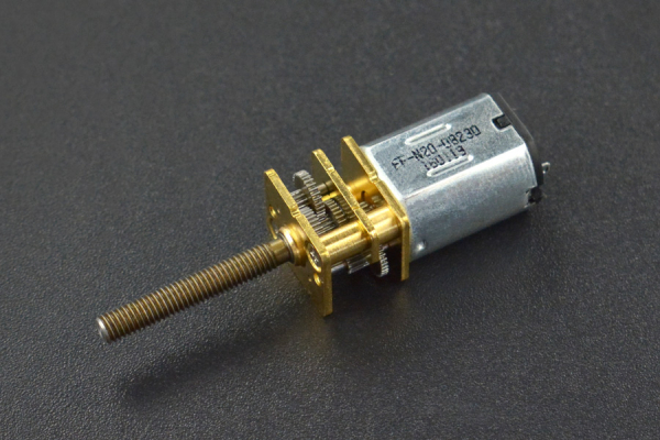 Micro Metal DC Geared Motor, 6V 98RPM, M3*20, with Lead Screw