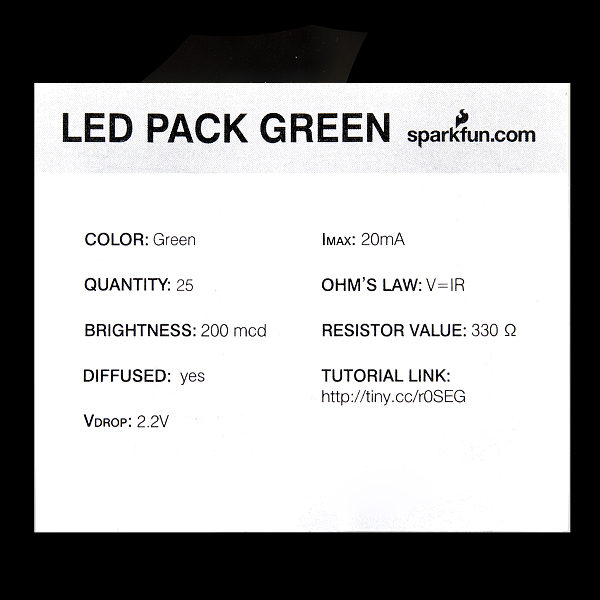 LED - Basic Green 5mm (25 pack)