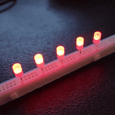 RGB LED 'OWire' - 2 Pin PTH 4mm Concave