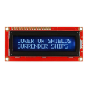 Basic 16x2 Character LCD - White on Black, 5V (with Headers)