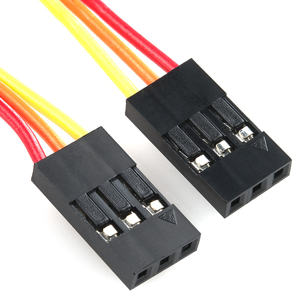 Jumper Wire - 0.1", 3-pin, 12"