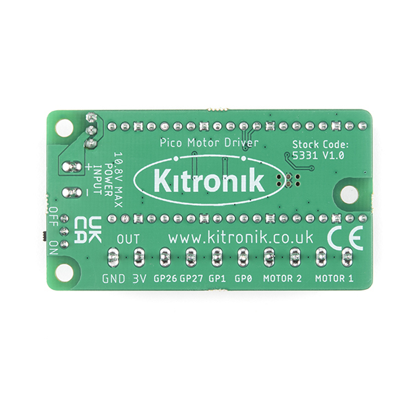 Kitronik Motor Driver Board for Raspberry Pi Pico