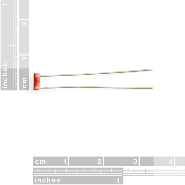 Lille fotoresistor til lysmåling