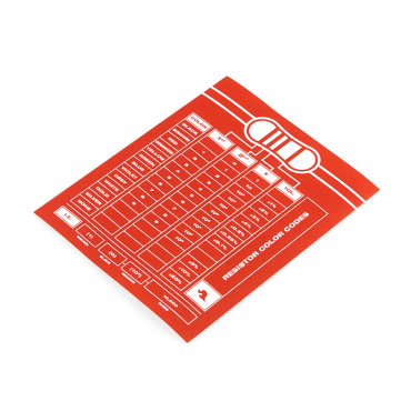 Resistor Chart Sticker