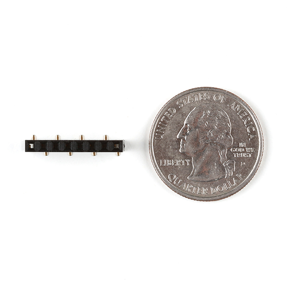 Female Header - 8-pin (SMD, 0.1in)