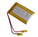 Lithium-Ion polymer rechargeable battery - 3.7V, 1450mAh cables 70mm