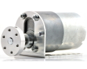 Pololu Universal Aluminum Mounting Hub for 6mm Shaft, M3 Holes (2-Pack)_motor mountet