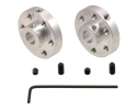 Pololu Universal Aluminum Mounting Hub for 6mm Shaft, M3 Holes (2-Pack)