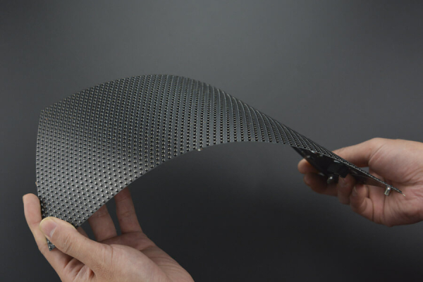 Flexible RGB LED Matrix 64x32 - 5mm Pitch, 12W, 160° View, 320x160mm
