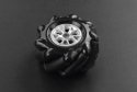 Black Mecanum Wheel with Motor Shaft Coupling (60mm) - Left