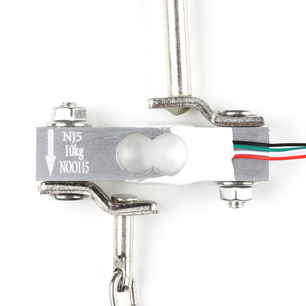 Load Cell - 10kg, Straight Bar with Hook (HX711)