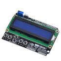 Arduino LCD KeyPad Shield, front buttom side