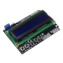 Arduino LCD KeyPad Shield, front from right side
