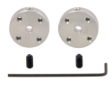Aluminum Mounting Hub for 3mm Shaft, M3 Holes