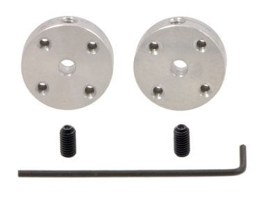 Aluminum Mounting Hub for 3mm Shaft, M3 Holes