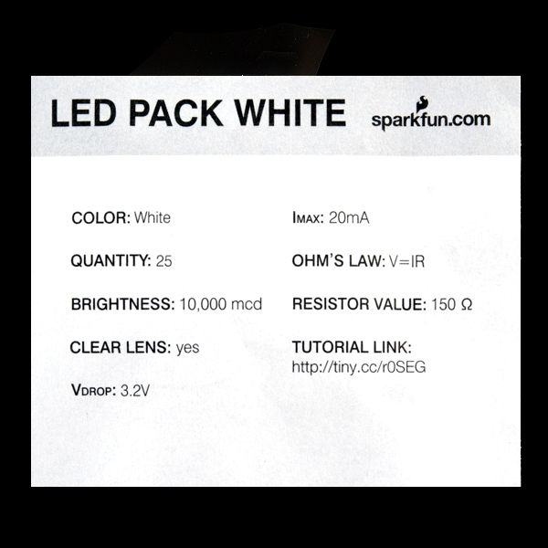 LED - Super Bright White (25 pack)