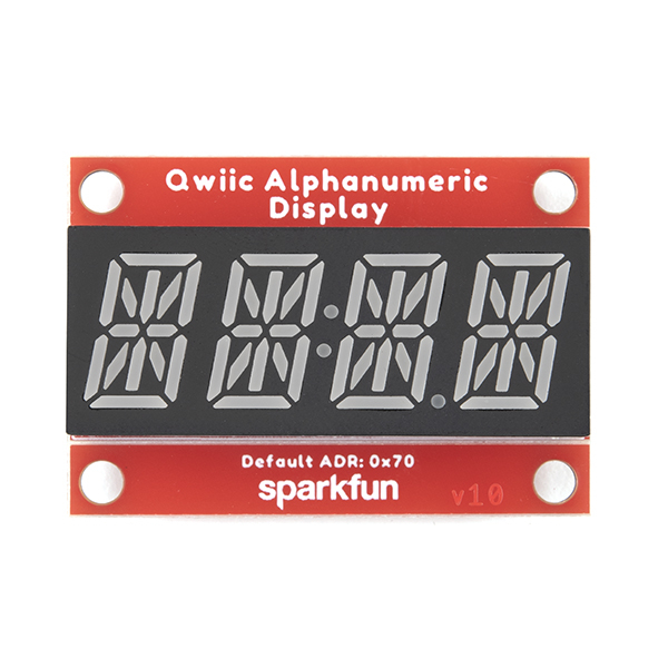 Qwiic Alphanumeric Display - Blue