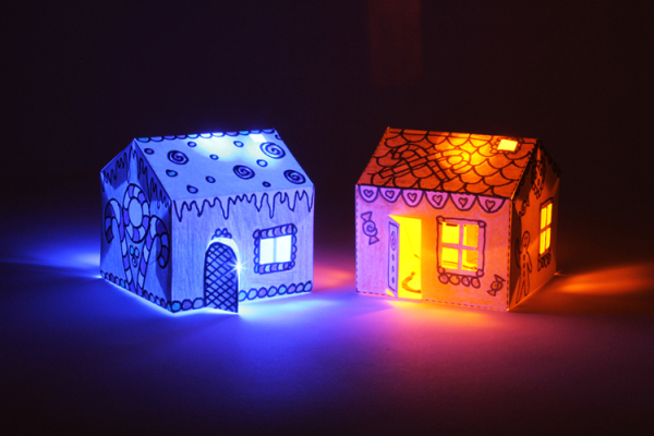 Glowing House Set - BARE Conductive (Discontinued)