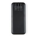 Dual-Port Power Bank with Digital Display and Integrated Cables - 10AH
