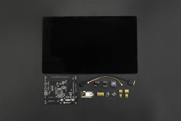 15.6 Inch 1920x1080 IPS Type-C Touch Screen &amp; Display for Raspberry Pi / LattePanda / Jetson Nano Single Board Computer