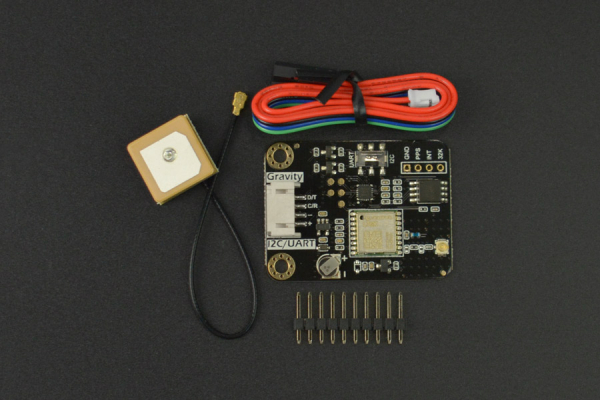 Gravity: GNSS GPS BeiDou Positioning Module with RTC Function - I2C&amp;UART