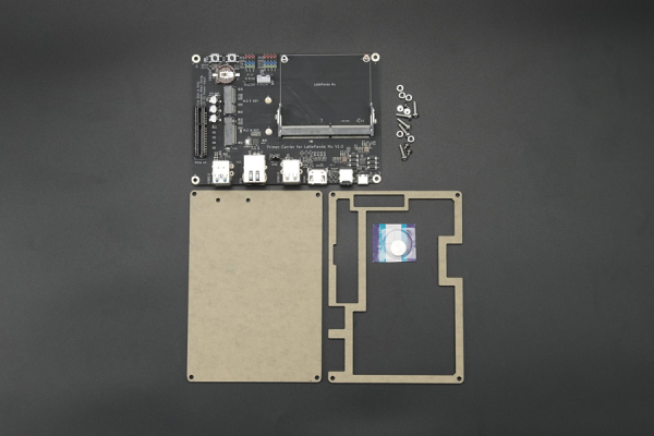 Lite Carrier Board for LattePanda Mu Compute Module (USB 3.0, Ethernet, PCIe 3.0, M.2 M key, HDMI)