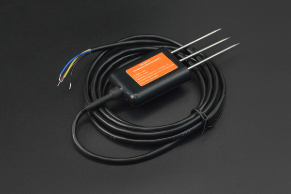 Soil Moisture, Temperature, EC Sensor MODBUS RTU RS485, IP68, 5-30V