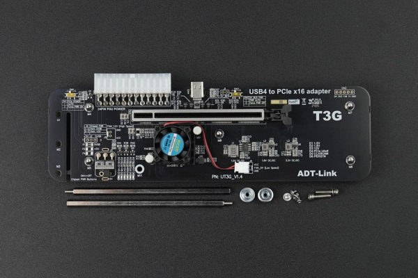 Graphics Card Adapter USB4 to PCIe 4.0 x16, Thunderbolt 4 eGPU, Compatible with LattePanda Sigma