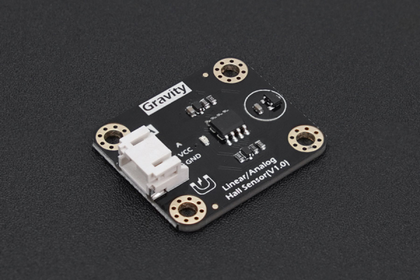 Hall Effect Sensor, Linear, Analog, with ±1200 GS Magnetic Field Range