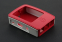 Official Raspberry Pi 3 B Case, Red/White, Snap-Fit, Cut-Outs