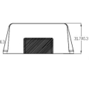 WG-12S22808 Step Up IN 9-16V, OUT 28V, 8A, hieght drawing