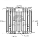 WG-12S22808 Step Up IN 9-16V, OUT 28V, 8A, size drawing
