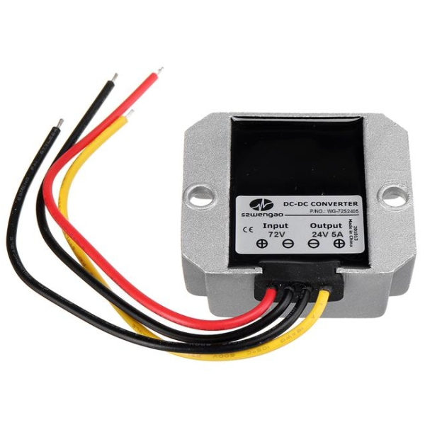 WG-72S2405Z Step Down IN 30-90V, OUT 24V, 5A, bottum view