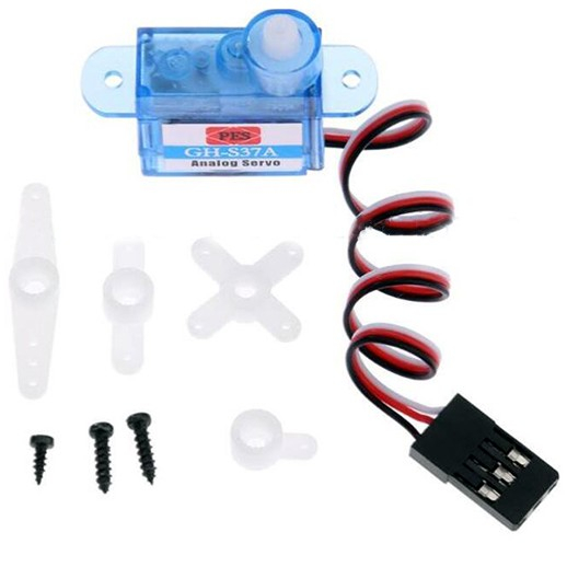 GH-S37D 3.7g Mikro Digital Servo, accessories