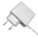 12V, 1A, 12W, Strømforsyning, POS POWER  POSC12100A-WH, side view