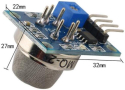 MQ-2 sensormodul med potentiometer til følsomhed