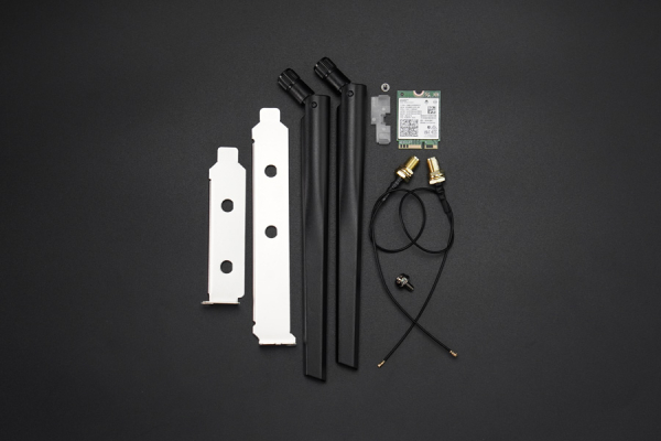 Wireless Network Card Intel BE200, M.2 E Key, WiFi7, Bluetooth 5.4, for LattePanda Sigma