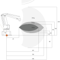 uArm Swift Pro, working area