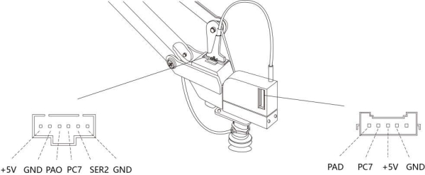 uArm Swift Pro, sugekop