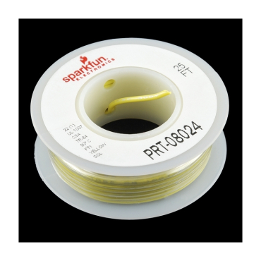 Hook-up Wire - Yellow (22 AWG)