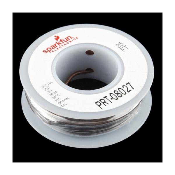 Hook-up Wire - Brown (22 AWG)