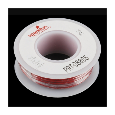 Hook-up Stranded Wire - Red (22 AWG)