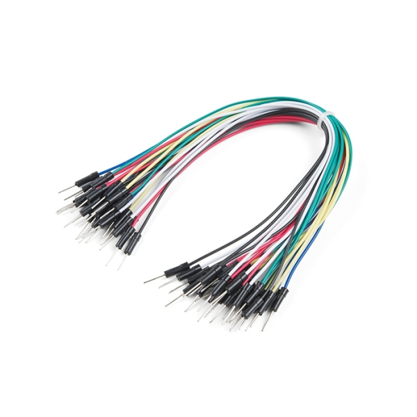 Jumper Wires Standard 7" M/M - 30 AWG (30 Pack)