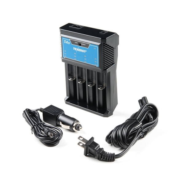 Tenergy T4s Intelligent Universal Charger - 4-Bay