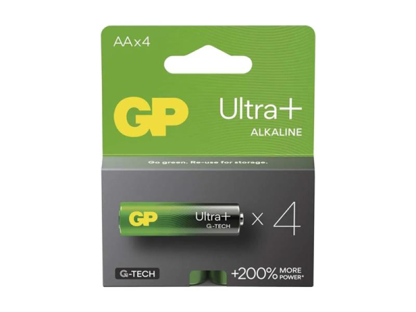 Battery AA (R6) alkaline GP Ultra Plus 4pcs