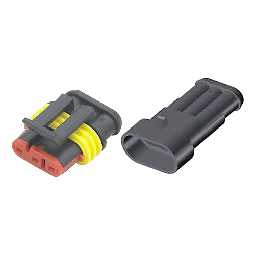 Connector with socket DJ7031-1.5-11 + DJ7031-1.5-21 3P waterproof