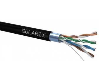 Cable SOLARIX CAT5E FTP PE Fca 100m / box outdoor