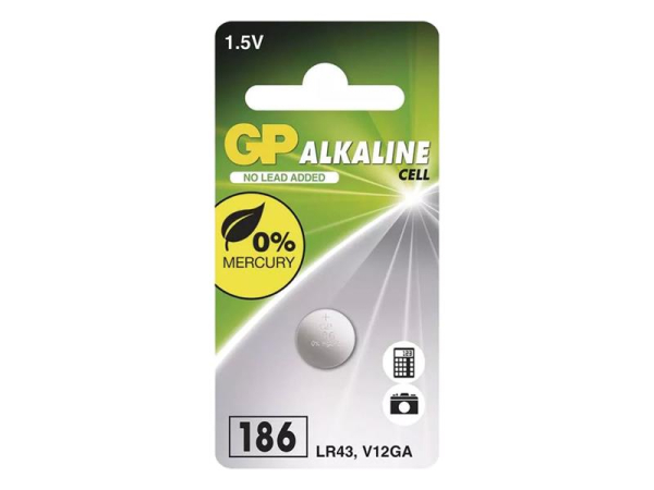 Battery LR43 (186) GP alkaline