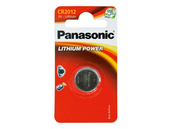 Battery CR2012 PANASONIC lithium 1pc / blister