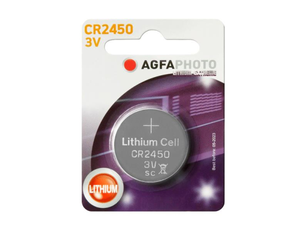 Battery CR2450 AGFAPHOTO lithium 1pc / blister